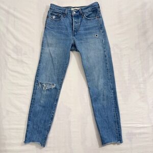 Levi's Premium Wedge Jeans W25 Light Wash Mid Rise Vintage Slim Straight